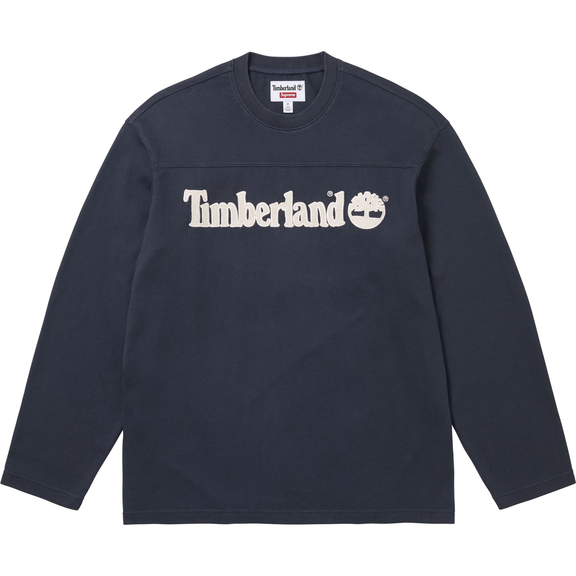 Supreme x Timberland FW26 WEEK10 L/S Football TShirt