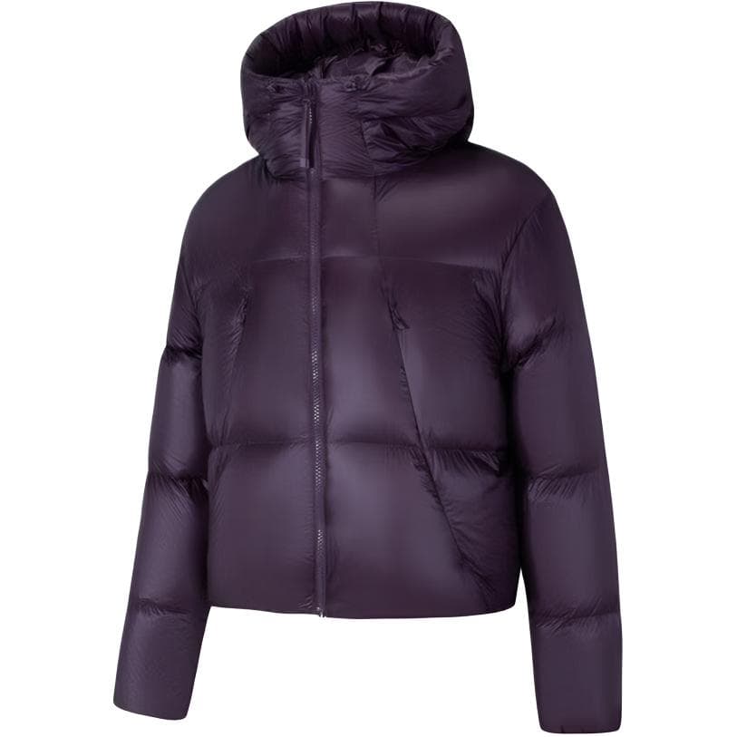 ANTA Down Jackets Begonia Pear Purple Hooded (Nondetachable) Moderate