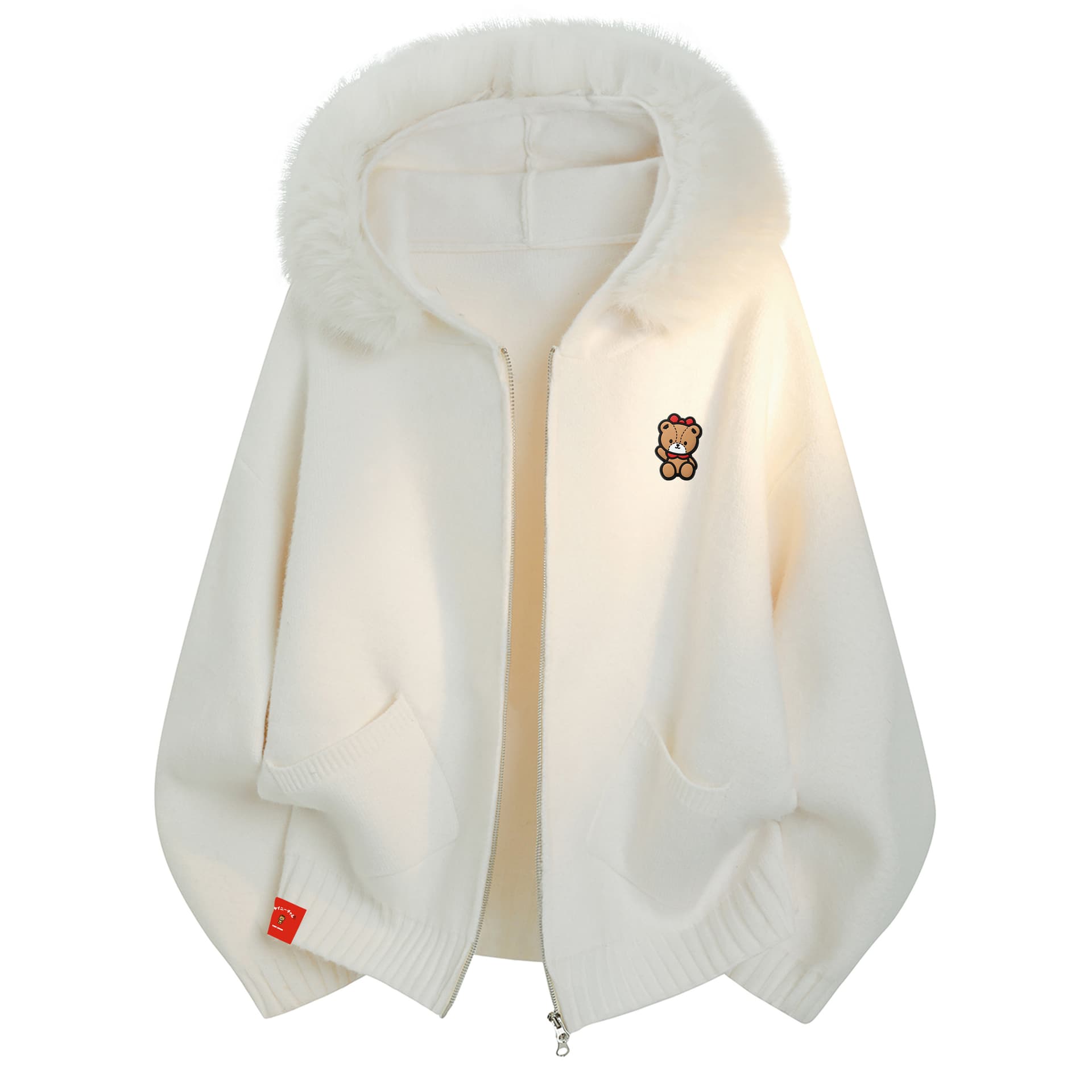 Sanrio Knitwear Hooded (Nondetachable) Moderate Straight Fit