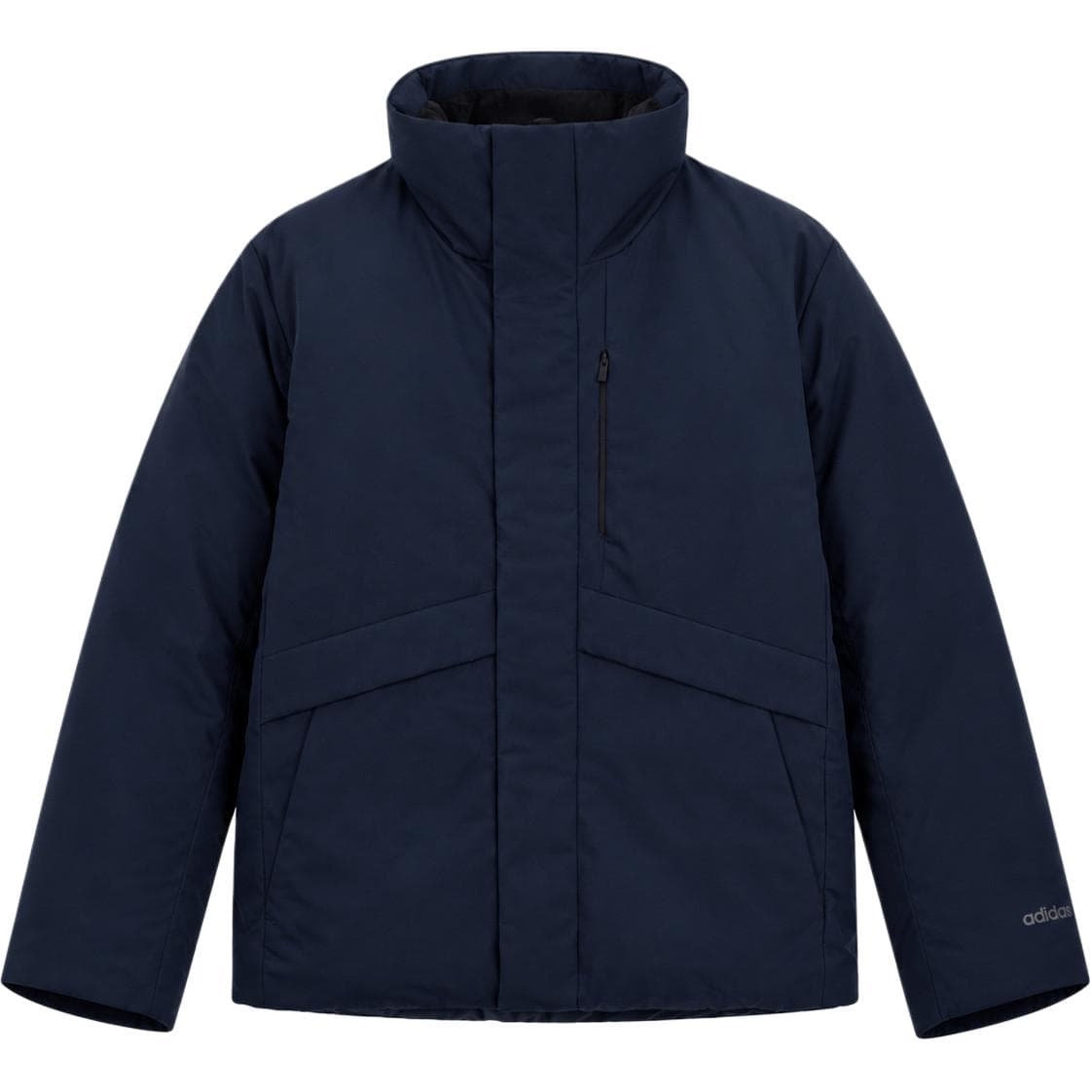 Adidas Down Jackets Aurora Ink Blue Stand Collar Moderate
