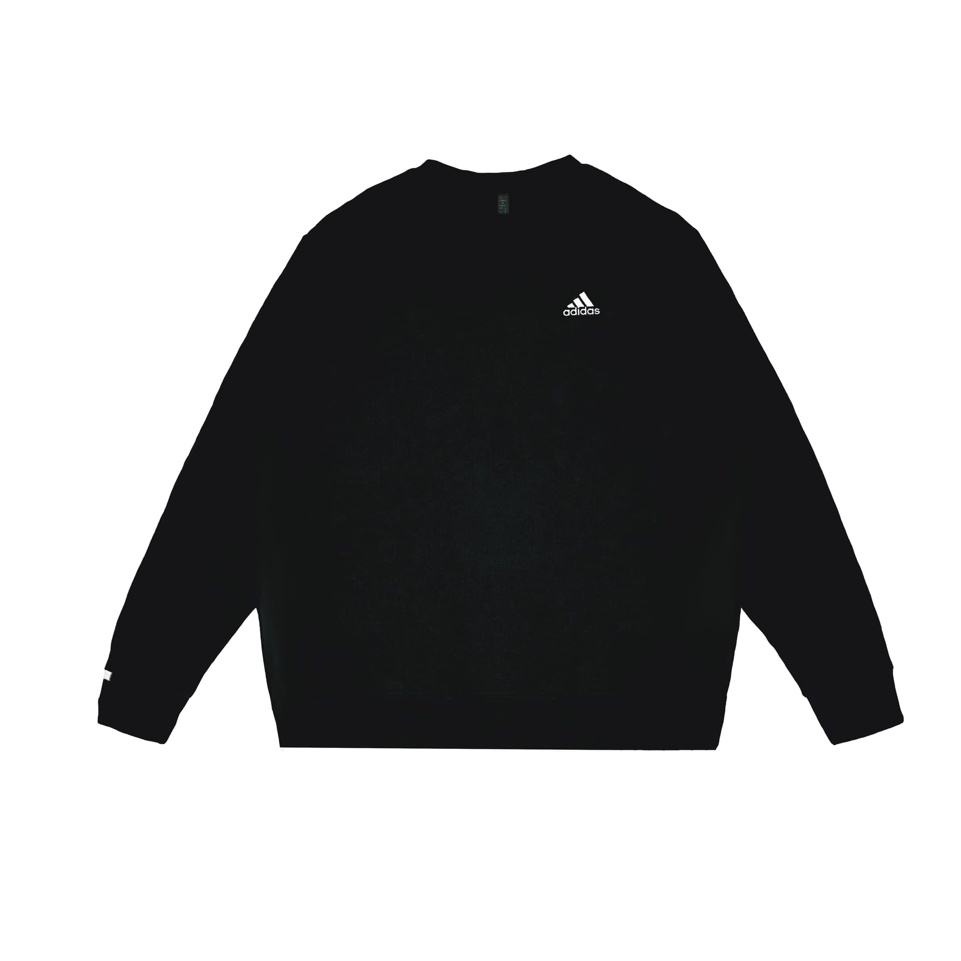 Adidas LABEL Sweatshirts Black Crew Neck Moderate