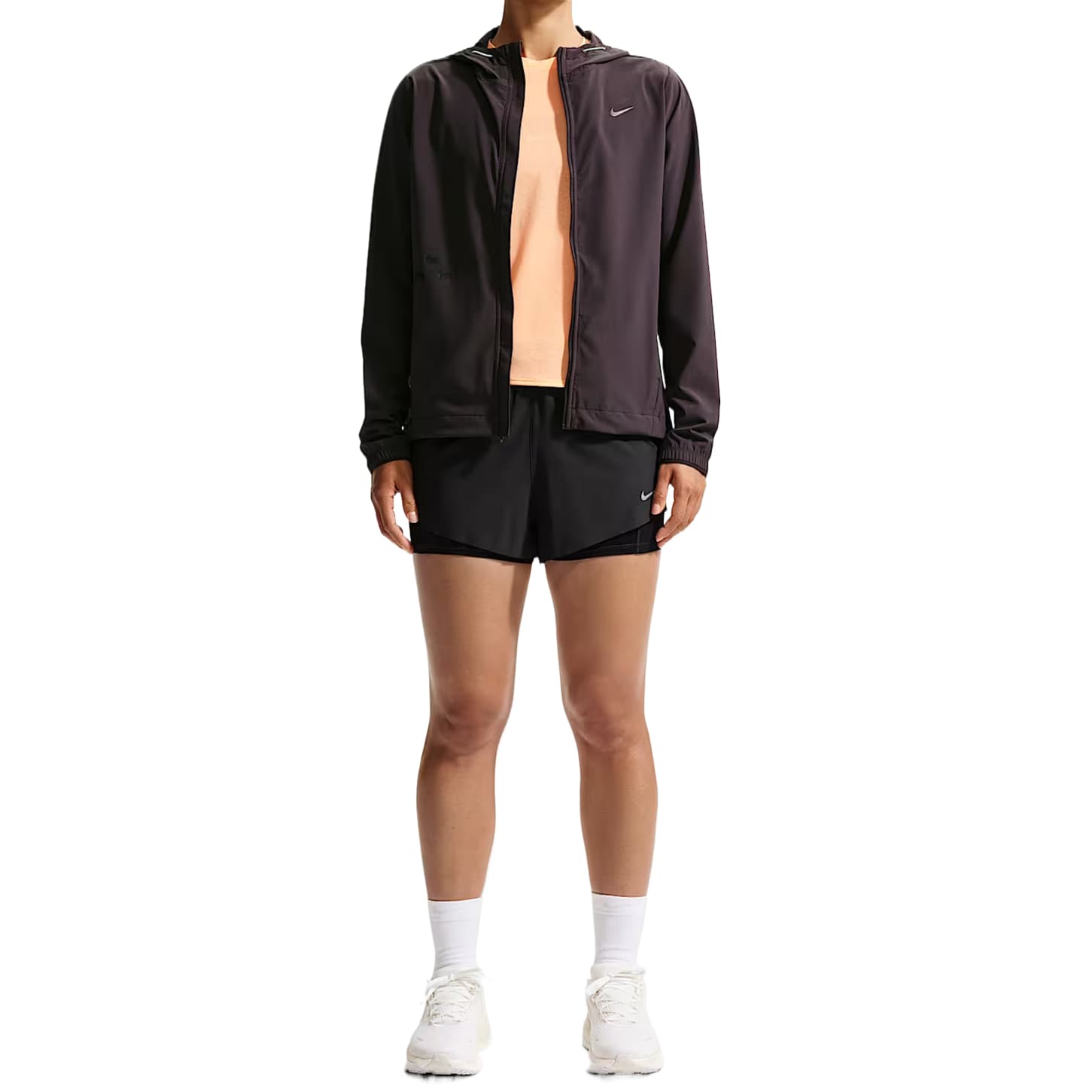 Nike Jackets Burgundy Gray Hooded (Nondetachable) Moderate Other