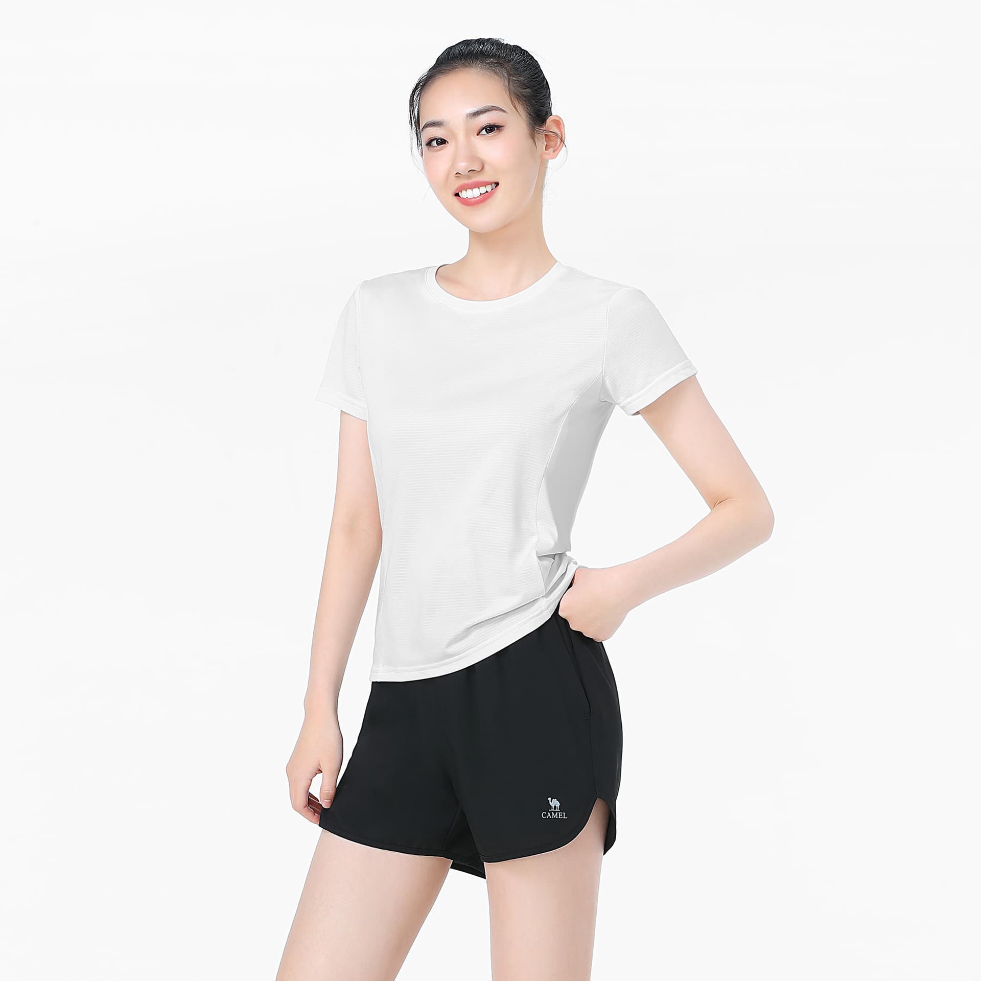 CAMEL Urban Function Series Suits Crew Neck Thin Short
