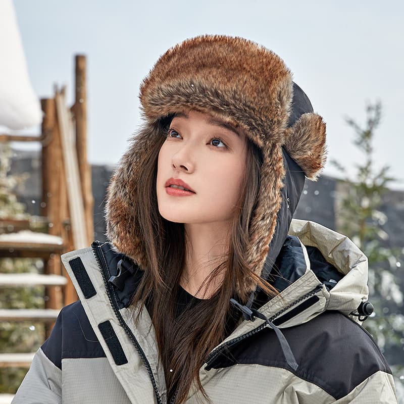 CAMEL Polyester Trapper Hats