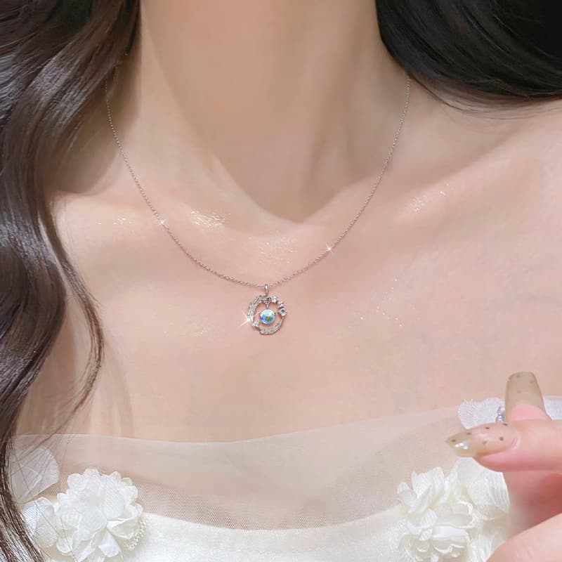 AGOVSKI 925 Sterling Silver Necklaces