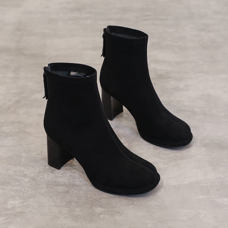 Mulinsen Fabric Ankle 7.5cm Black