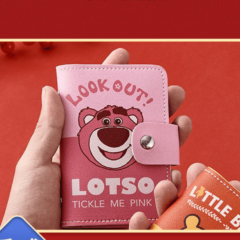 Disney PVC Business Card Holder Mini Pink
