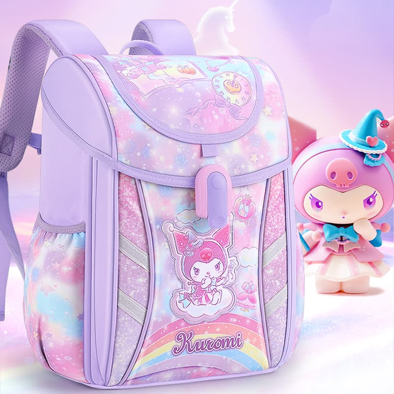 Sanrio Kuromi Polyester Student Bag Purple