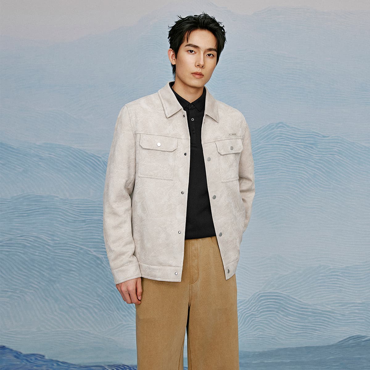 HLA Jackets Lapel Moderate Straight Fit