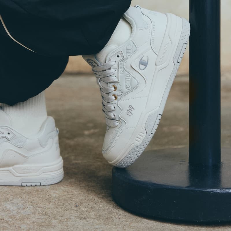 Champion Skate Lowtop New Ecru/Ice Gray
