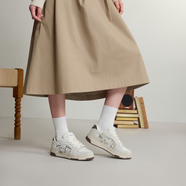Champion Skate Lowtop Milk White/Cocoa Brown