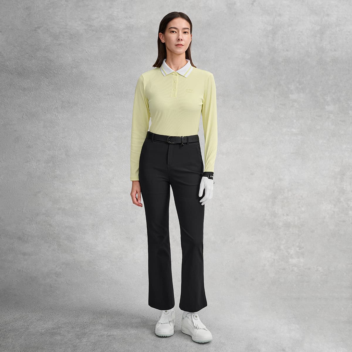 FILA Golf Polo Shirt Yellow Of The Twelfth Lunar Month