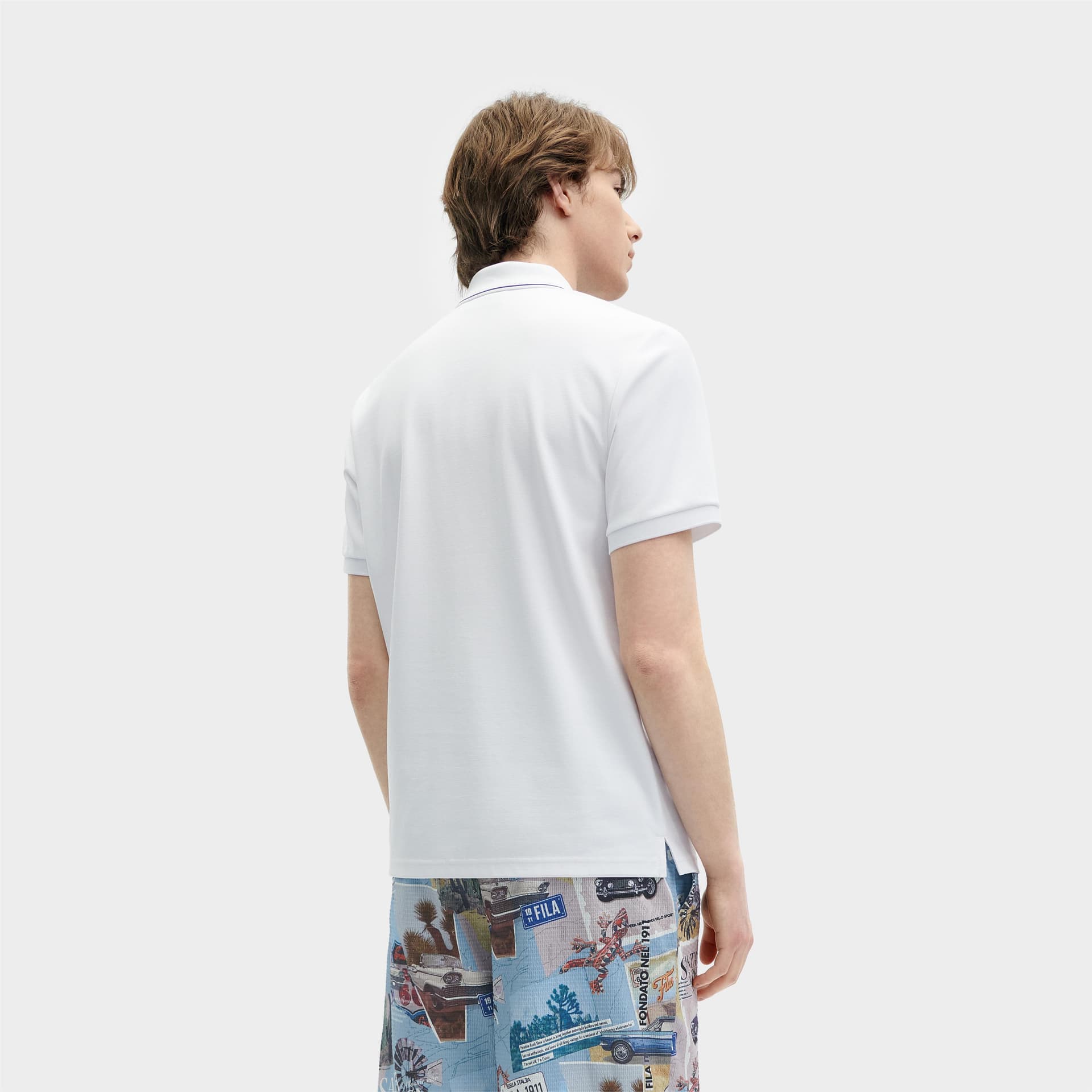FILA Heritage Polo Shirt Standard White