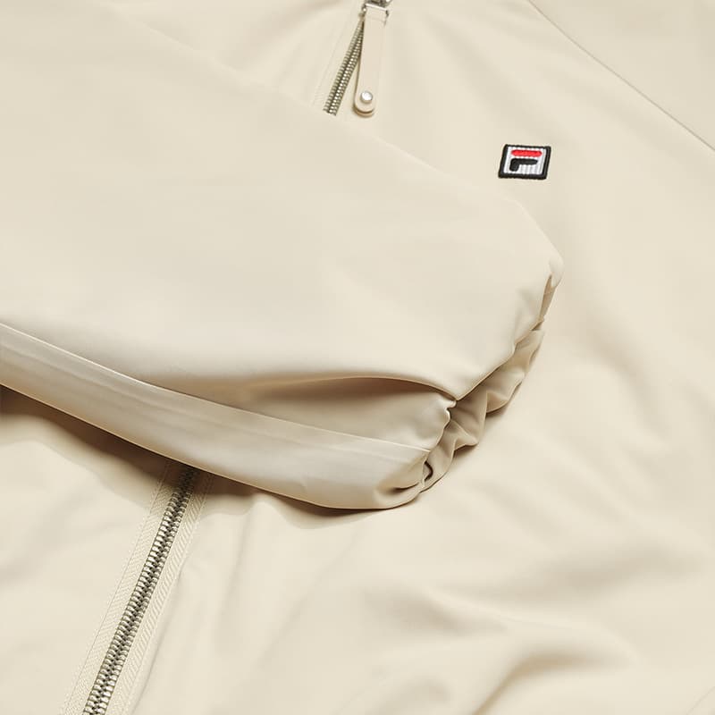 FILA Tennis Puffer Jacket Eying Apricot Prunus Armeniaca Fruit