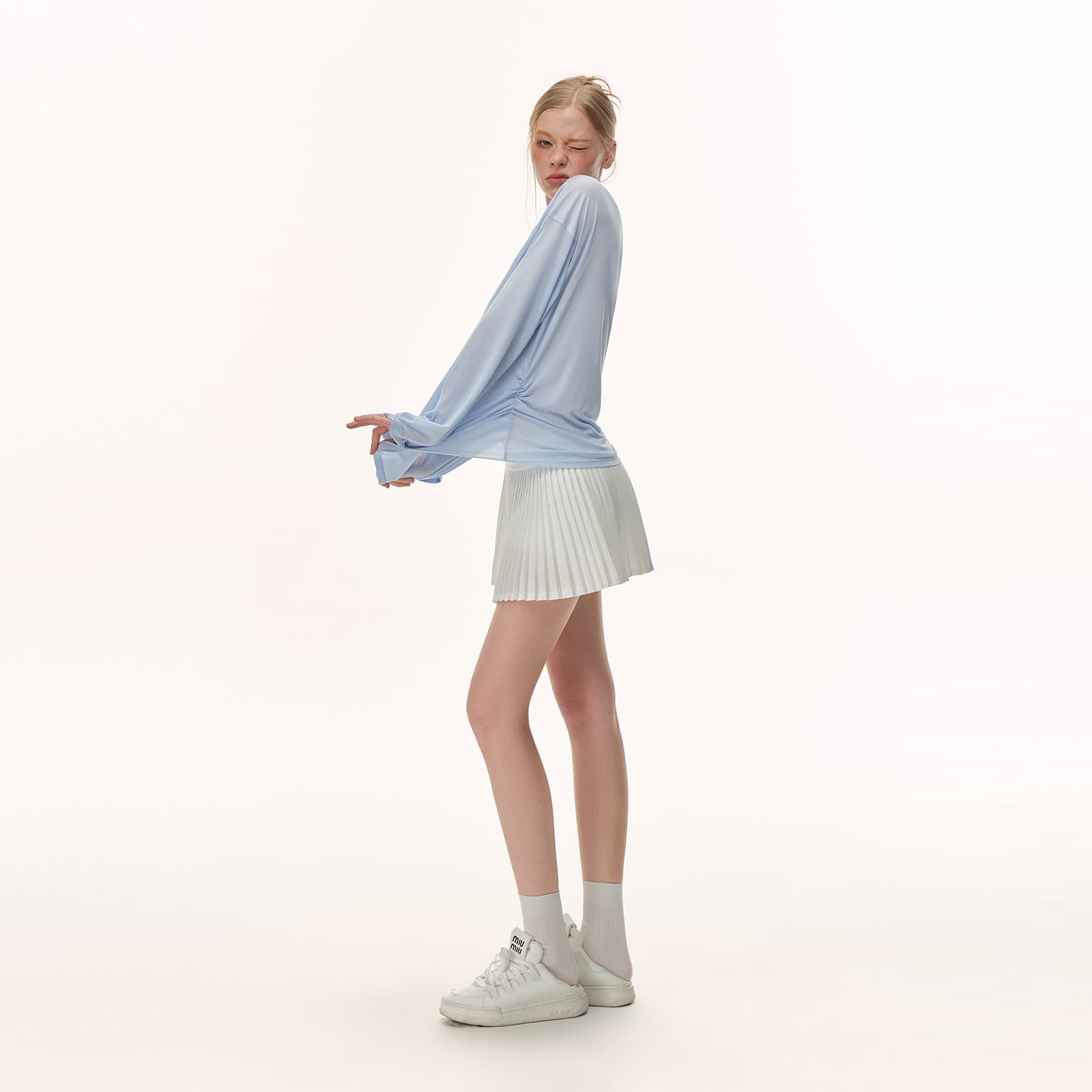 CLIMAX VISION TShirts Asymmetrical Collar Thin Straight Fit