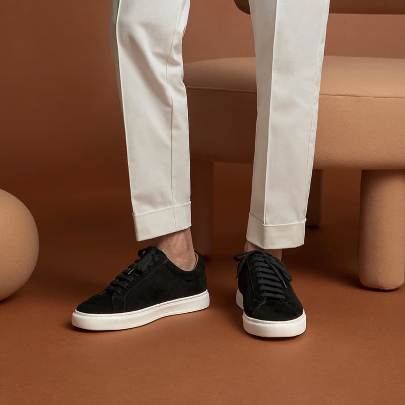 THOM WILLS Suede Black