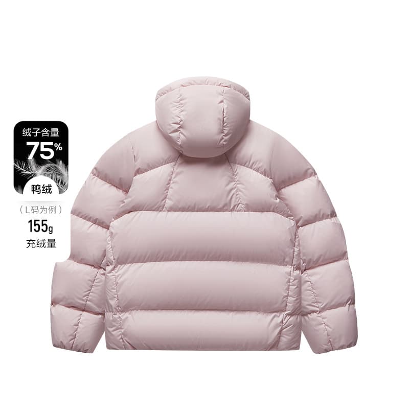 FILA FUSION FOB Down Jacket Peach Fairy Pink