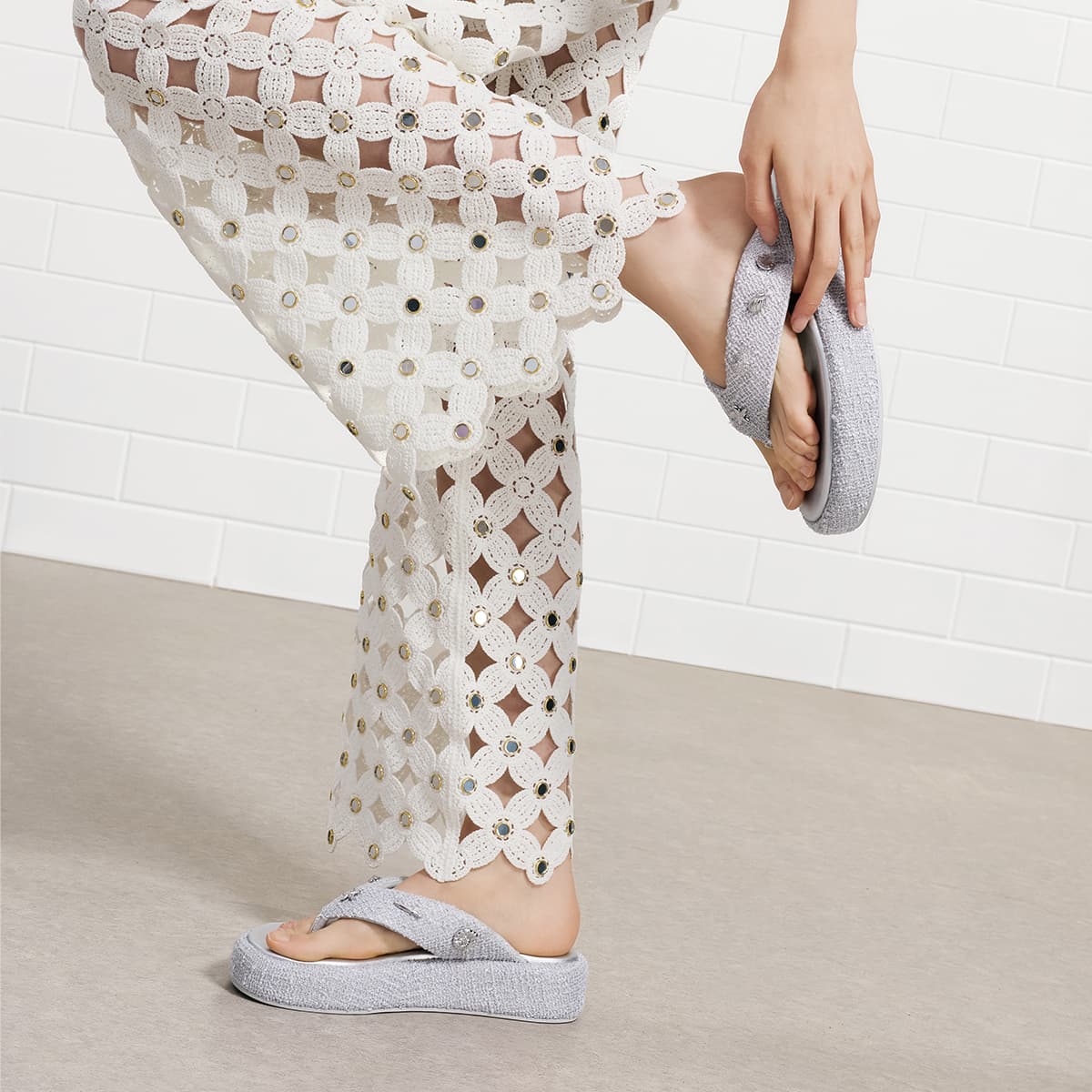 CHARLES&KEITH Composite Sole Flip Flops