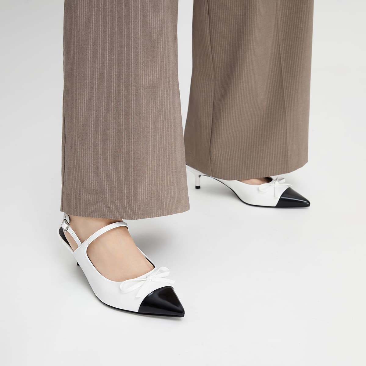 CHARLES&KEITH Small CK Bowknot New Chinese Style Pu 5.3CM