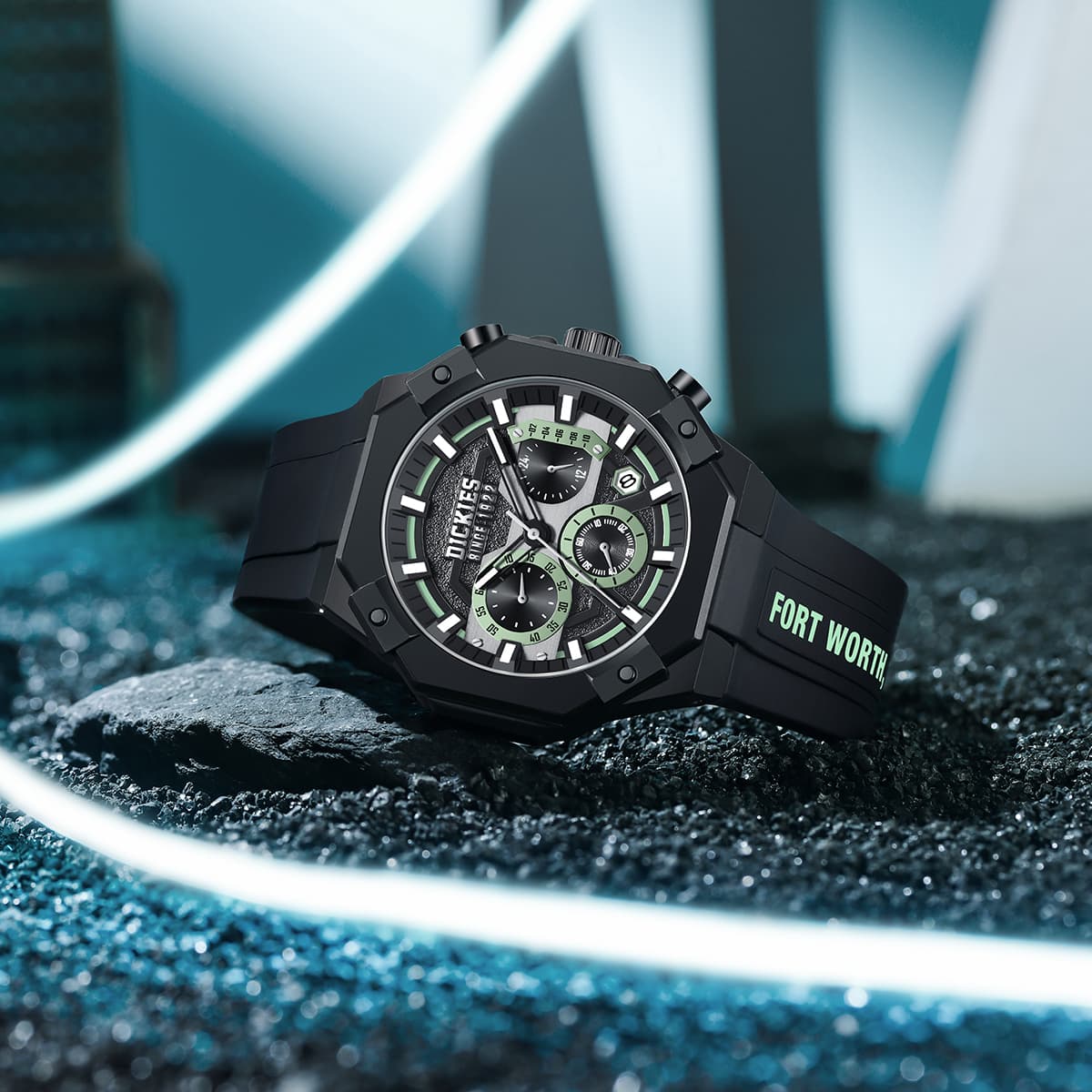 Dickies Galaxy Collection Wrist Quartz Movement Silver Dial