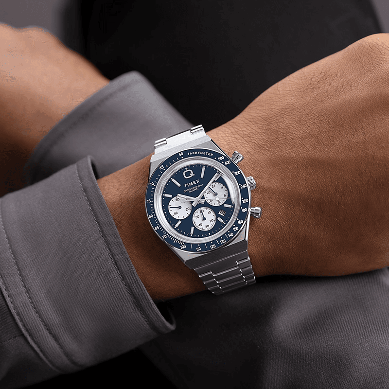 TIMEX Wrist Quartz Movement Stainless Steel Strap 40mm Blue Dial