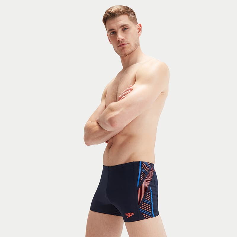 Speedo Swimming Moderate Square Leg Swim Trunks