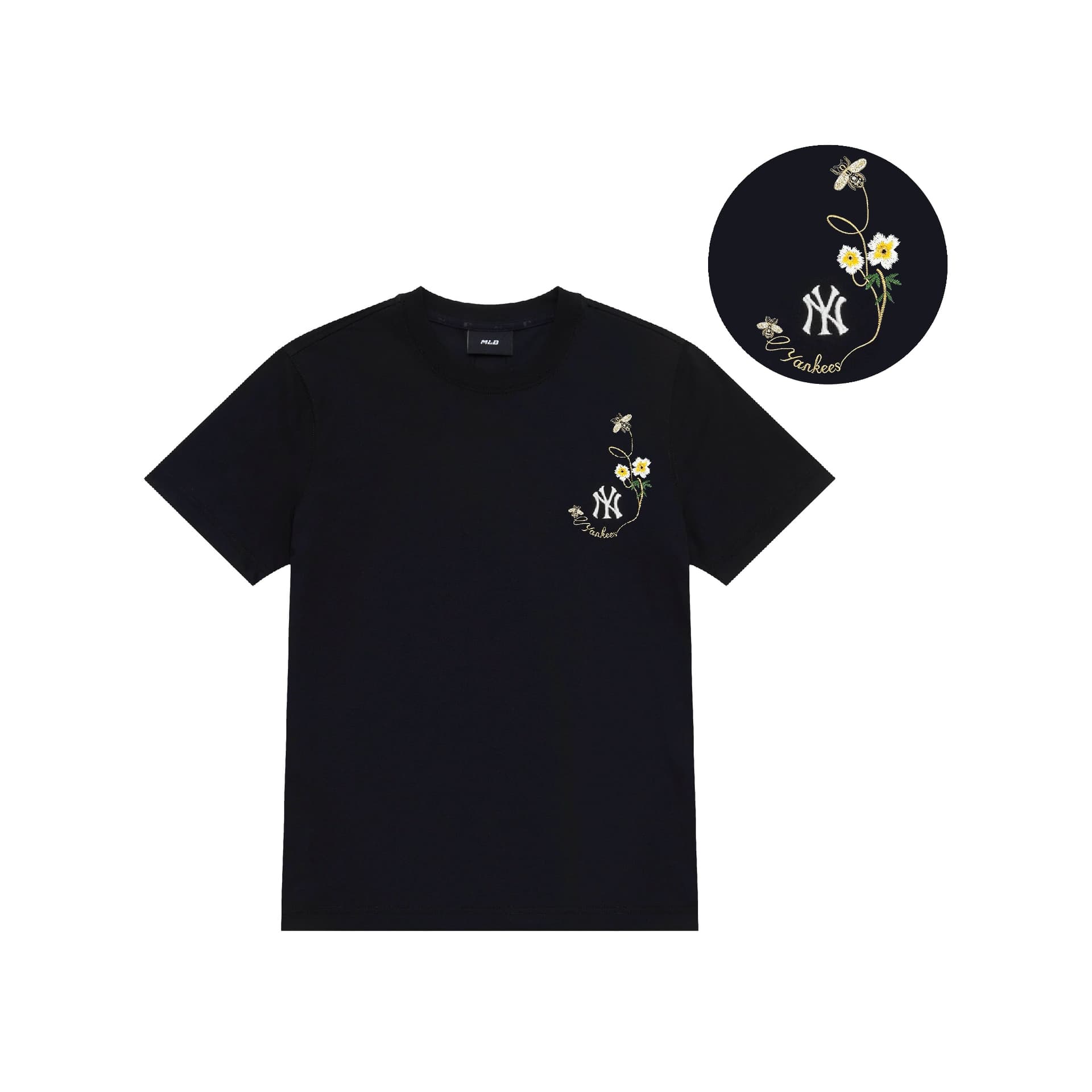 MLB TShirts Black Crew Neck Moderate