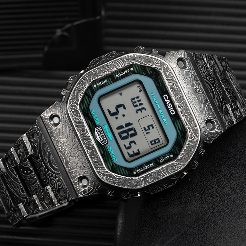 CASIO DIGITAL Series 43mm Blue Watch