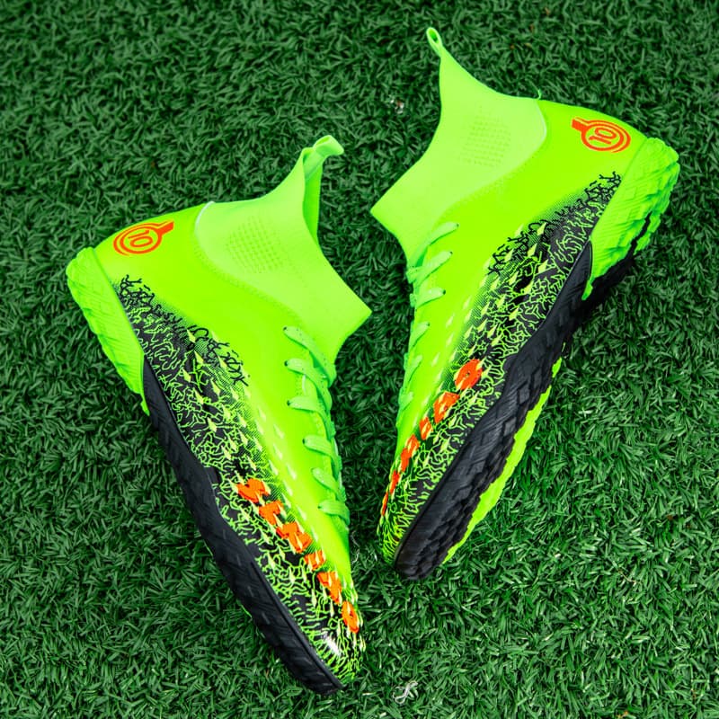 TONYBEAR Soccer High White/Black/Green/Aqua/Green