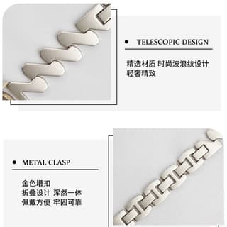 CHENSONG Strap Xiaomi Red Beige Compatibility Stainless Steel Material