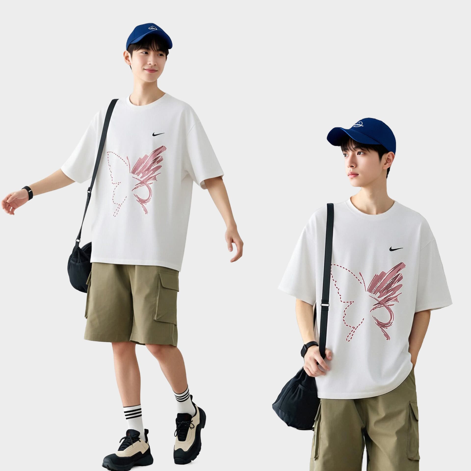 Nike Sportswear TShirts White Crew Neck Moderate