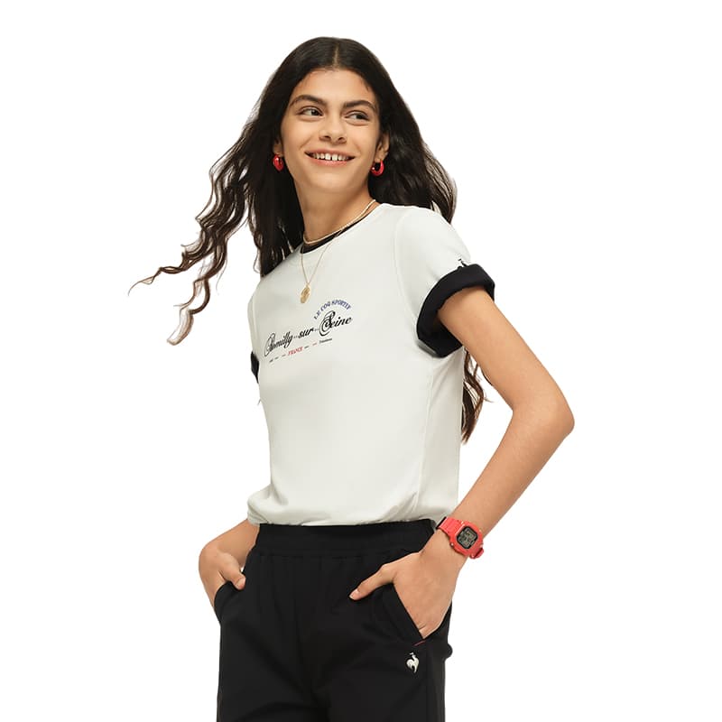 Le Coq Sportif TShirts Crew Neck Moderate Straight Fit