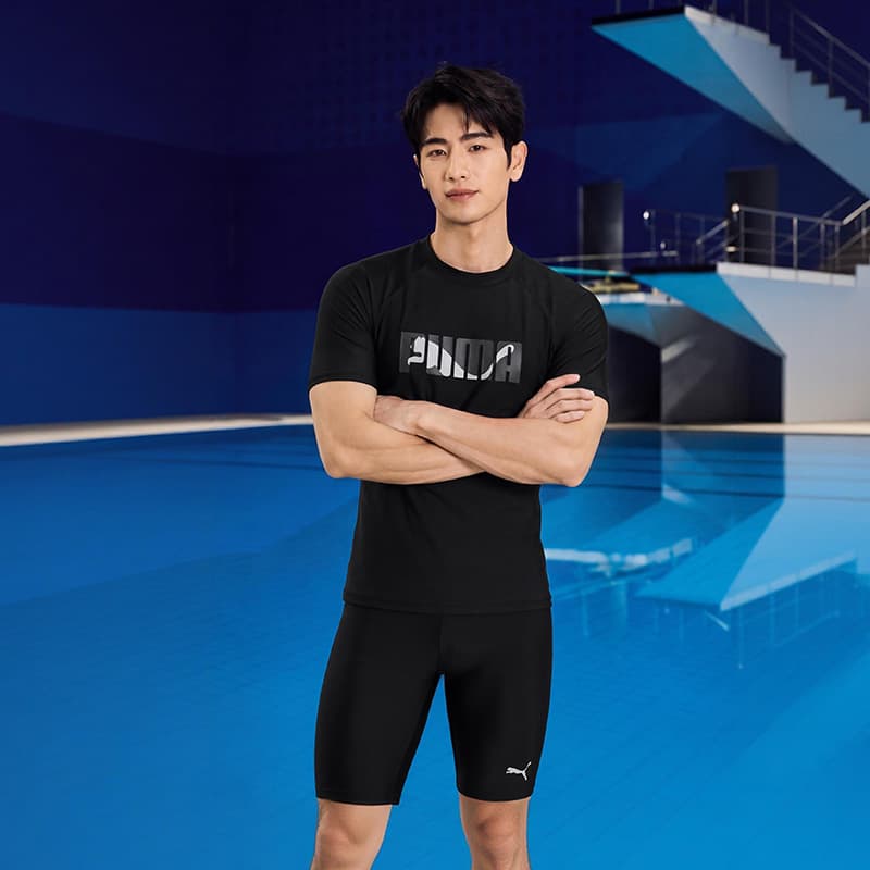 PUMA Swimwear Sets Crew Neck Moderate