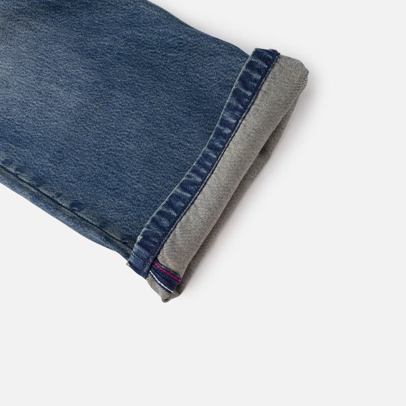 EVISU Jeans Denim Blue Moderate Straight Fit