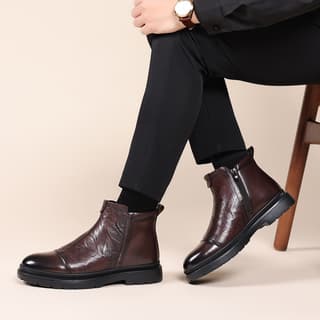 BANGQIAO Ankle Black Brown