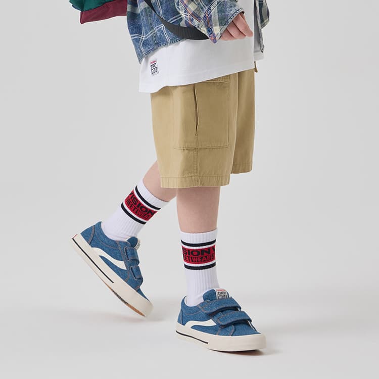 Vision Street Astley Pro Hookandloop Lowtop Canvas Denim Blue Kids'