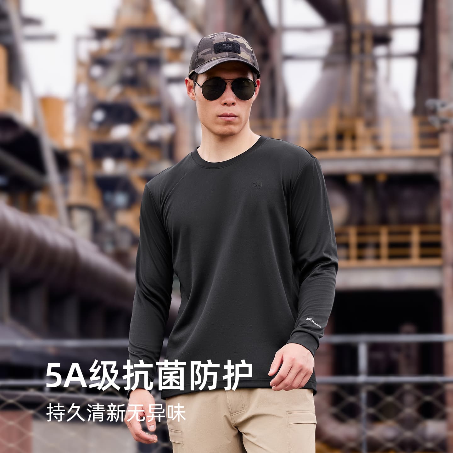 JIHUA TShirts Crew Neck Moderate
