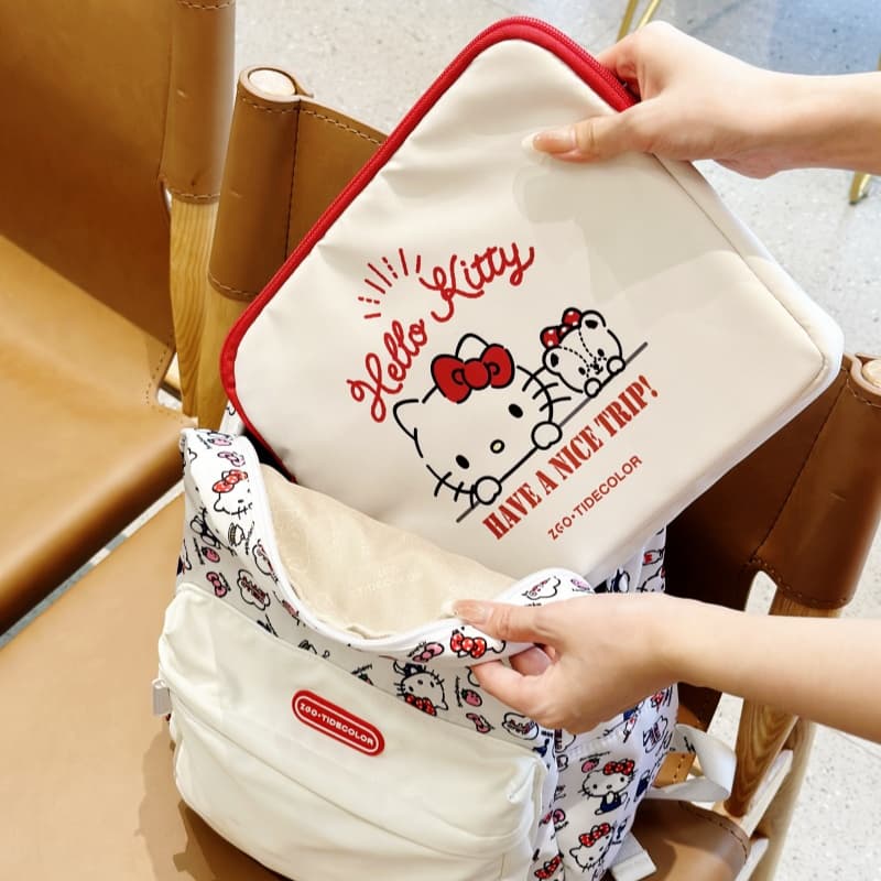 Sanrio Polyester Laptop Bag Ecru