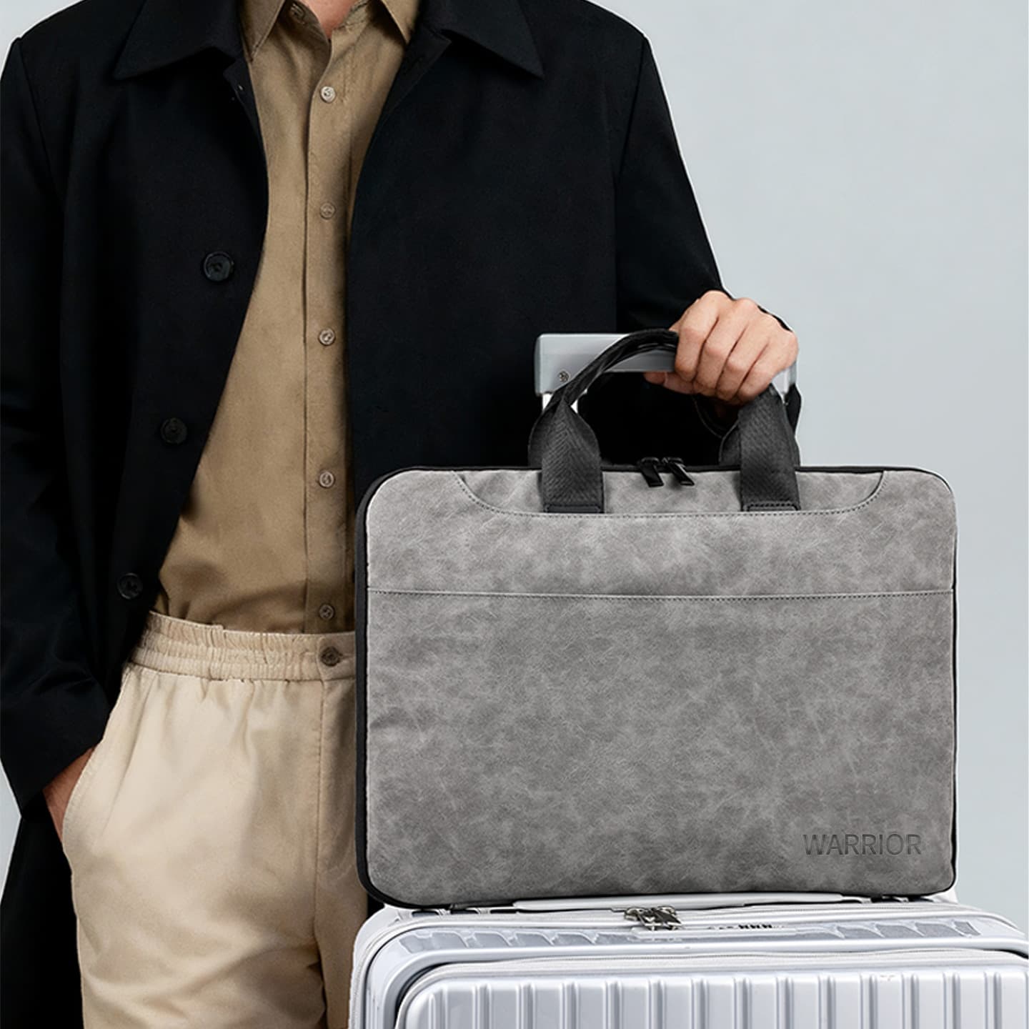 Warrior Oxford With Coated Film Handbag Regular Gray