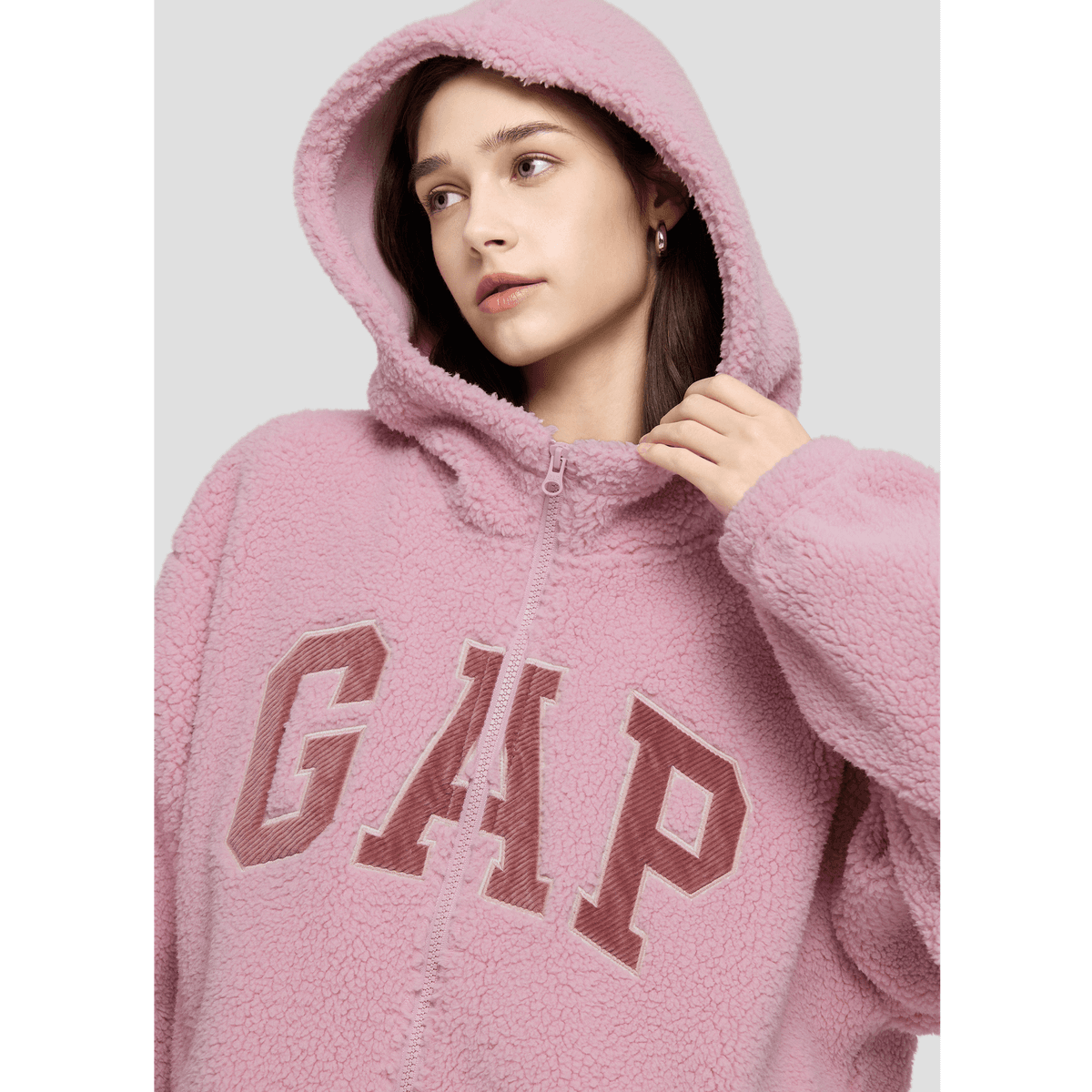 GAP Sweatshirts Hooded Moderate Cardigan