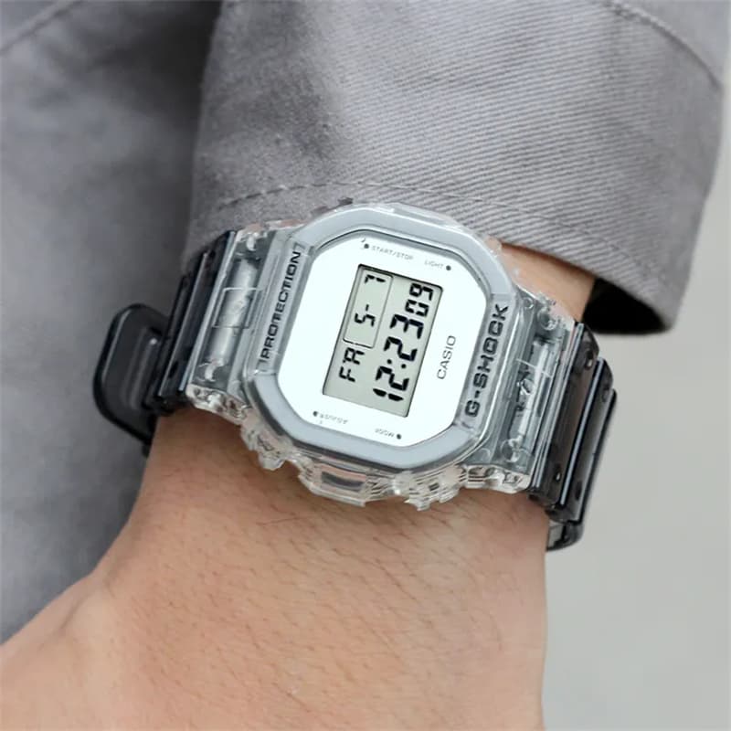 G SHOCK Quartz Movement Watch Silver Dial