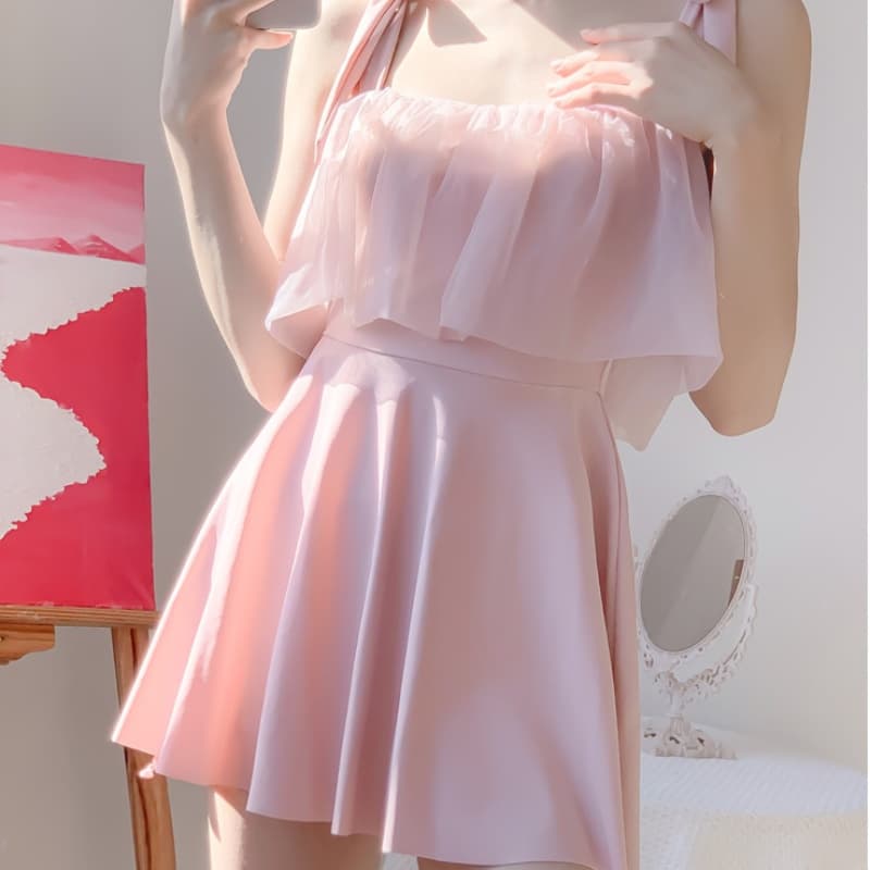 OUTDOORPRINCE One piece Swimsuit Pink