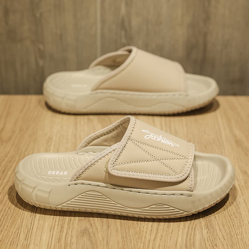 URBAN AUTHENTIC Stitching Slide Slippers