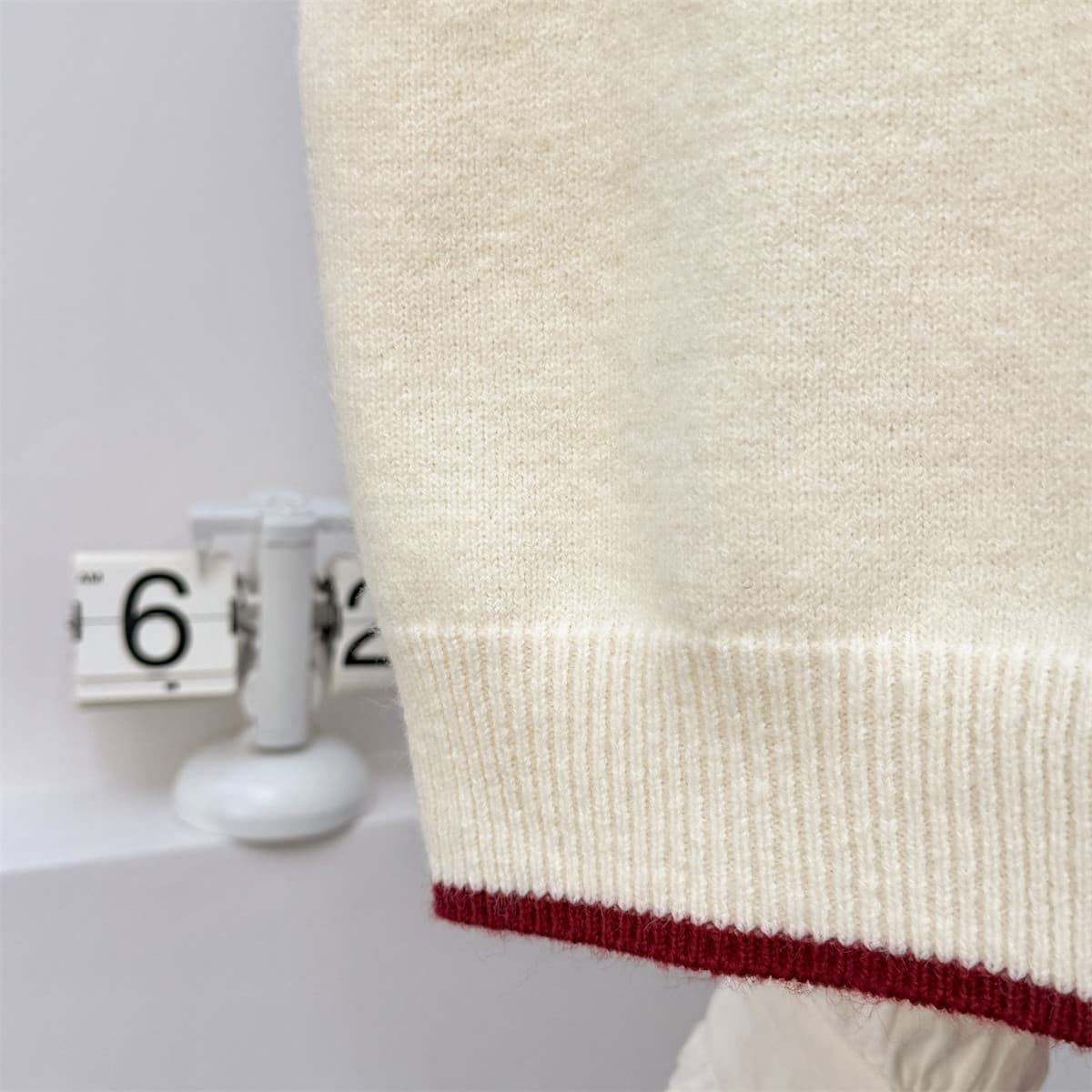 Tonlion Knitwear Beige Apricot Crew Neck Moderate Other