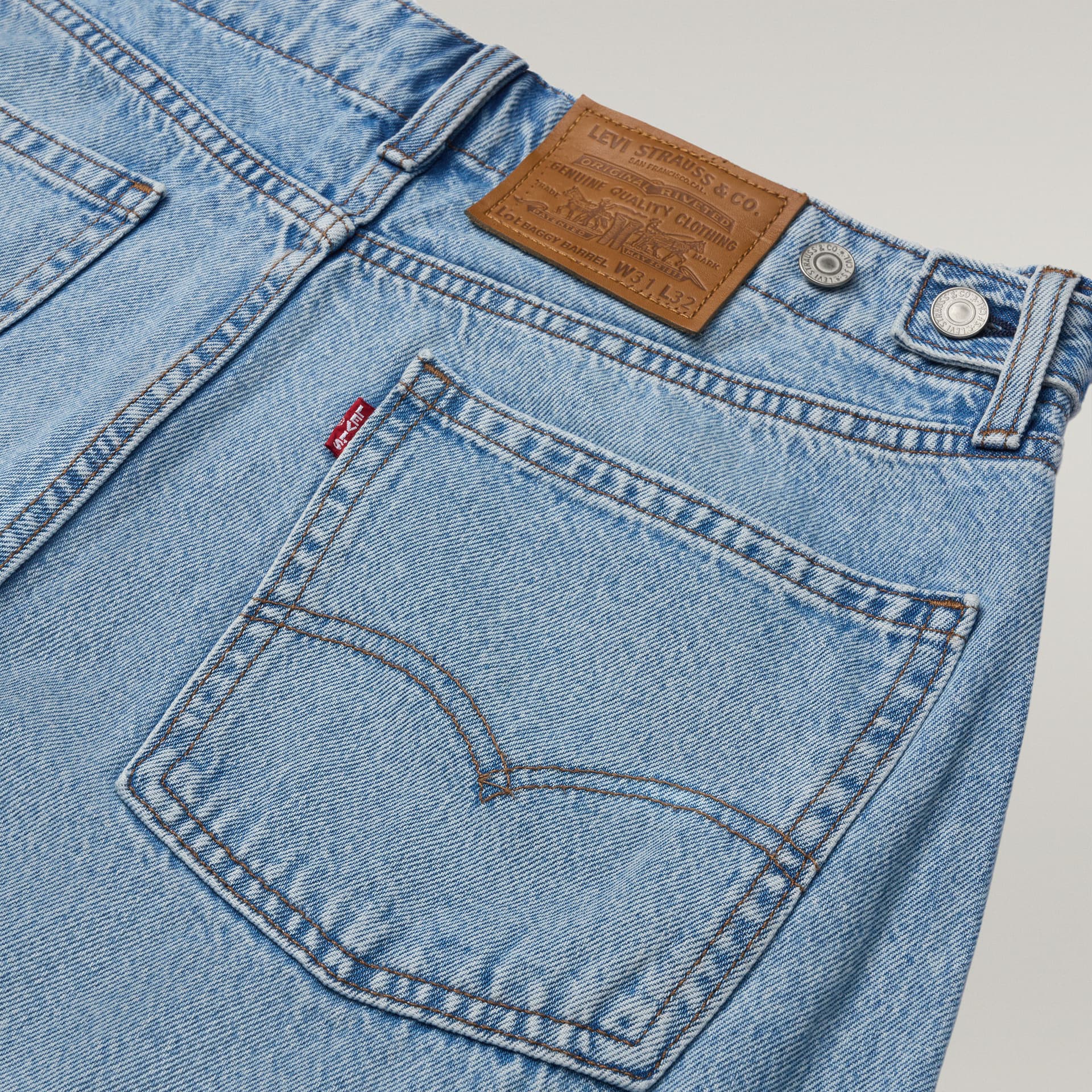 Levi's Jeans Light Blue Moderate Scimitar