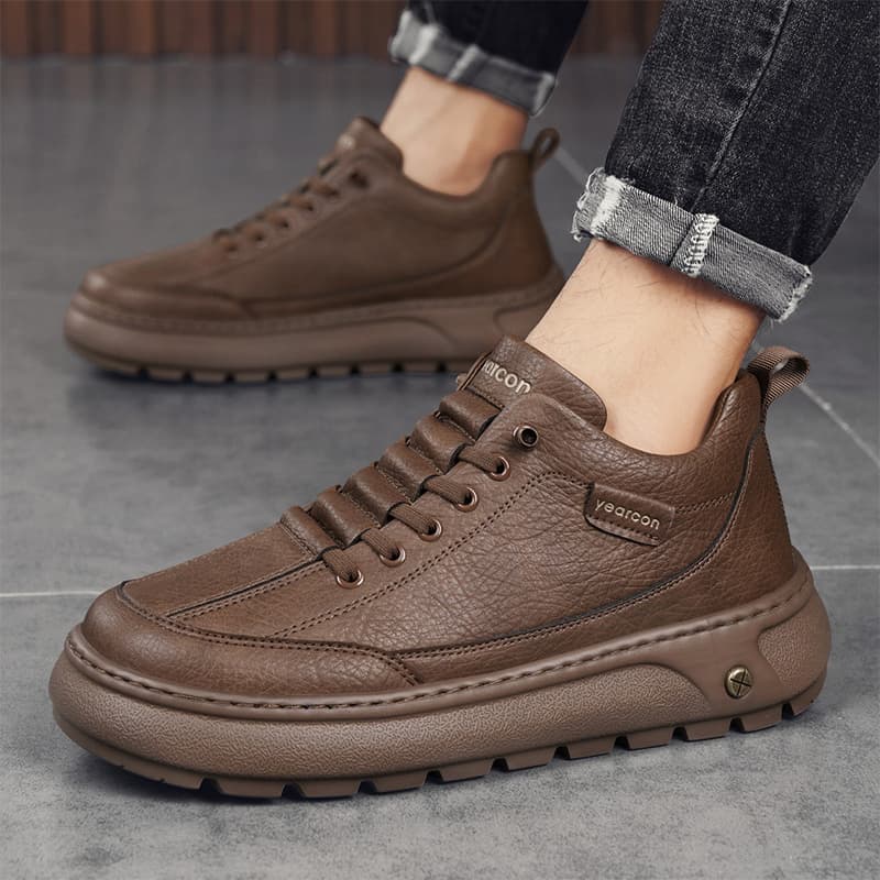 YEARCON Lowtop Agate Black, Chestnut Brown, Light Brown