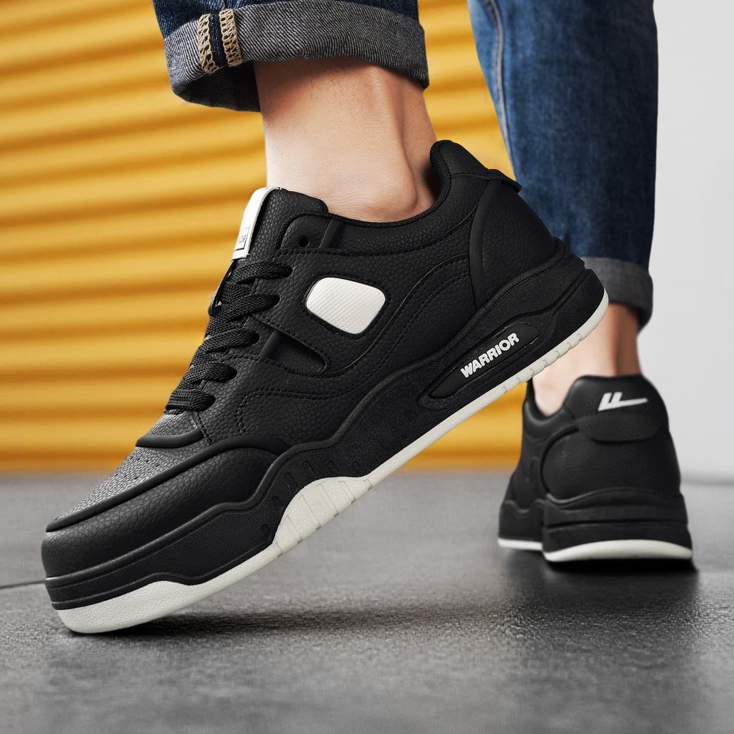 WARRIOR Skate Lowtop Black Rice