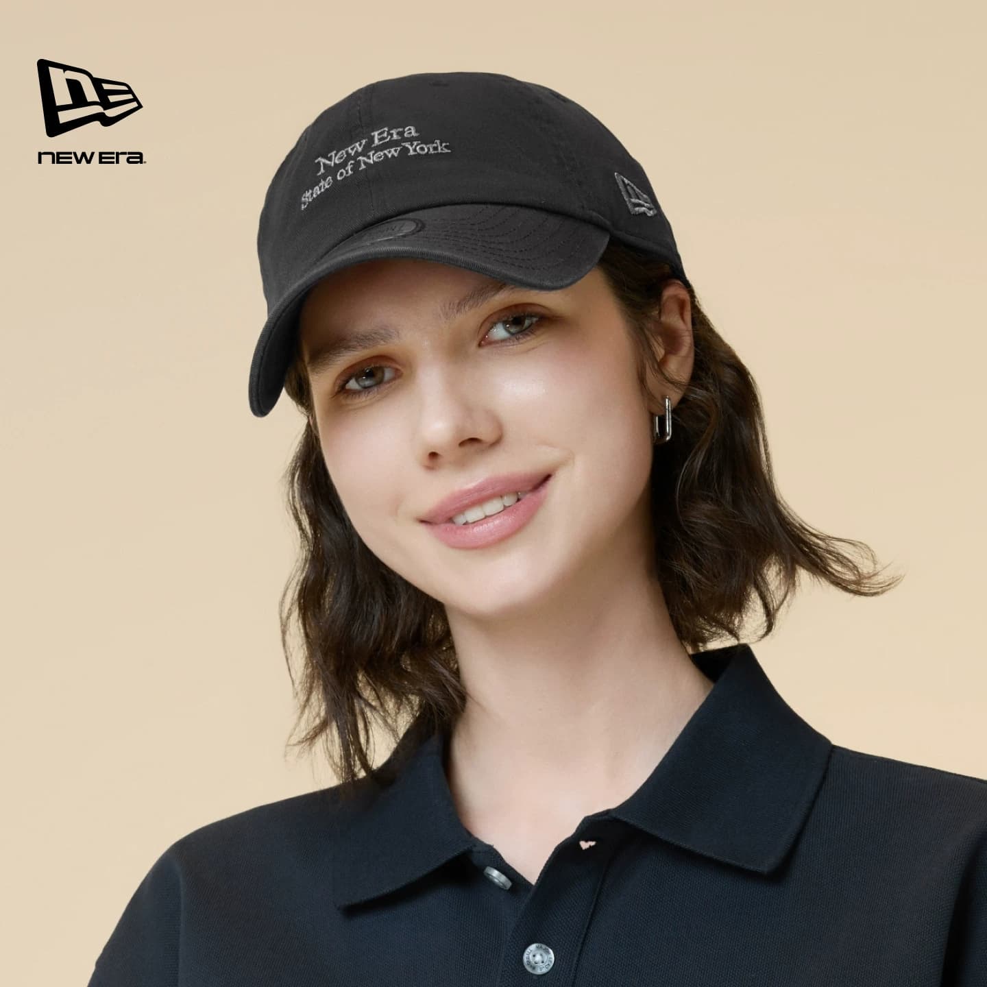 New Era Cotton Baseball Caps Navy Blue