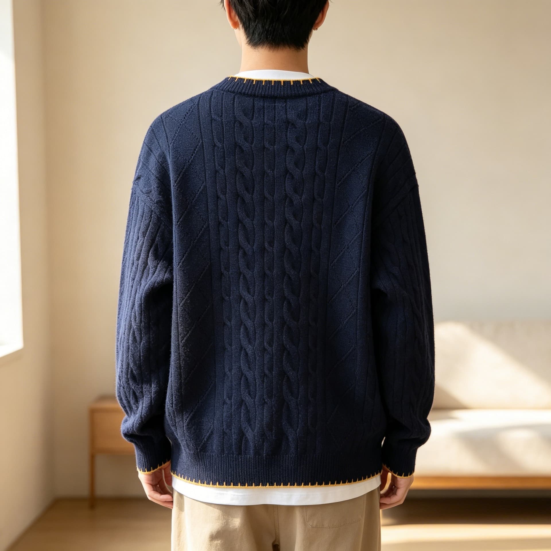 Jeep Leisure Collection Sweaters Crew Neck Moderate Straight Fit