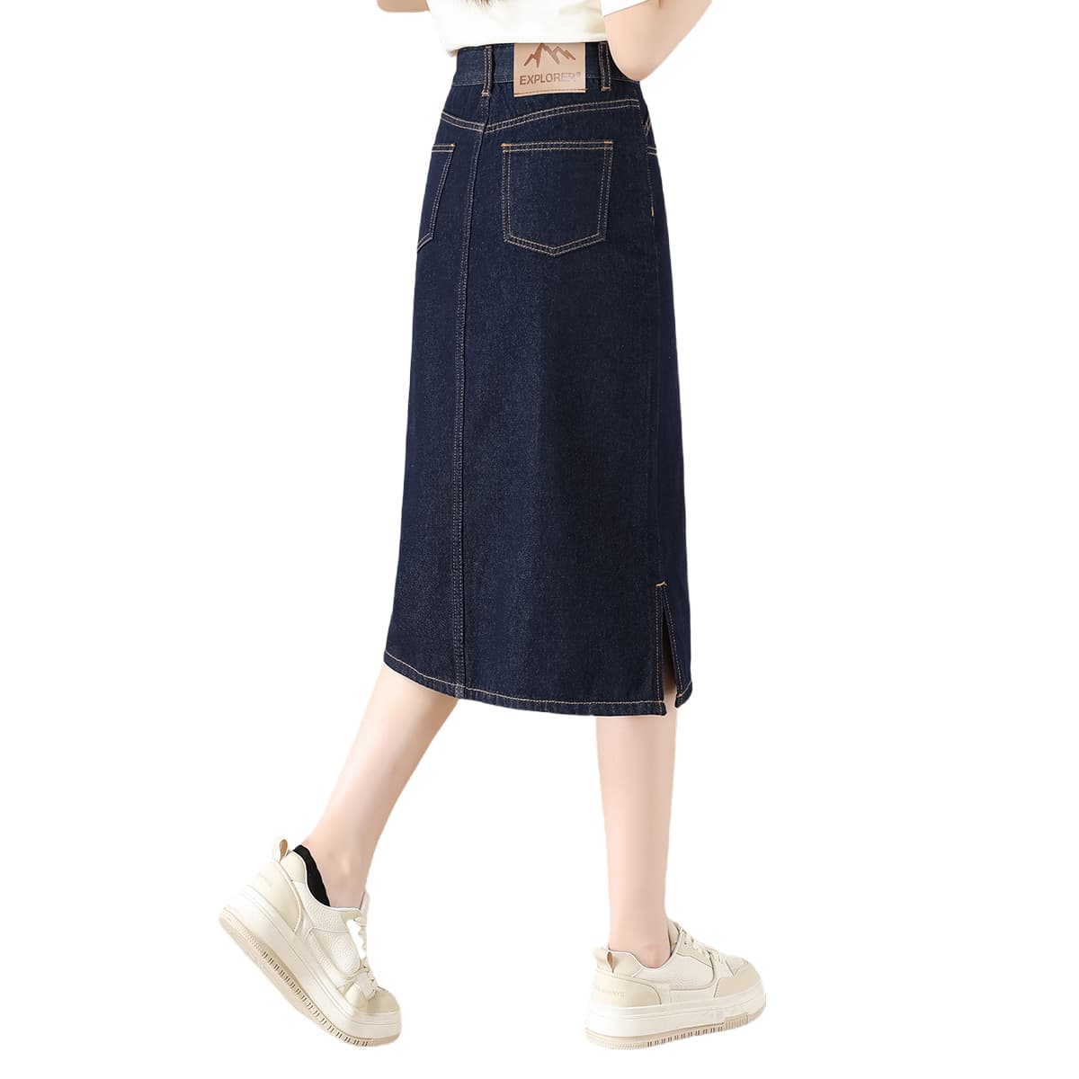 BALENO Denim Long Skirt